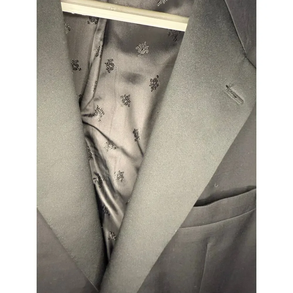 Ralph Ralph Lauren Men's Wool Black Suit Jacket Size 44R